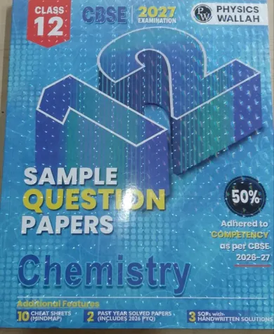 CBSE Sample Question Paper Chemistry Class 12