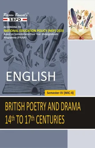 NEP English British Poetry and Drama 14th to 17th Centuary 4th Sem (MIC-4)