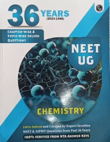 36 Years Neet Ug Chemistry