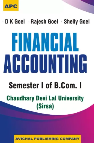 Financial Accounting Semester I of B.Com.I (CDLU) (Sirsa)