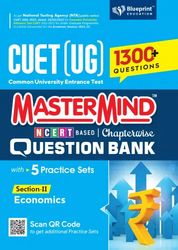 Master Mind CUET (UG) 2022 Chapterwise Question Bank - Economics (Section -II) 1300+ Fully Solved Chapterwise Practice MCQs Based on CUET 2022 Syllabus (Common University Entrance Test Under Graduate) 