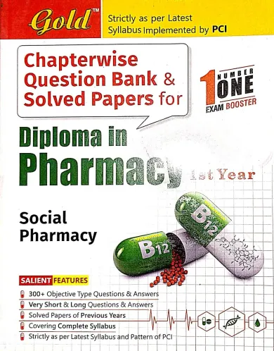 Diploma In Pharmacy Social Pharmacy C.w.q.b Sp 1st Year Latest Edition 2024