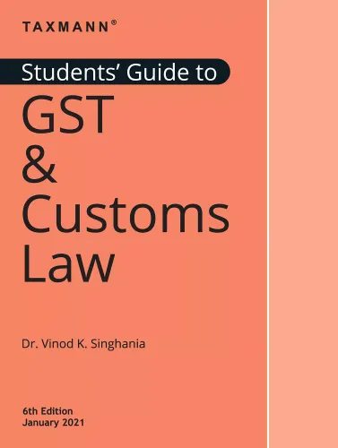 Students' Guide to GST & Customs Law