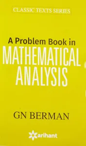 A Problem Book in MATHEMATICAL ANALYSIS