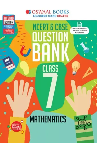 Oswaal NCERT & CBSE Question Bank Class 7 Mathematics Book (For 2022 Exam)