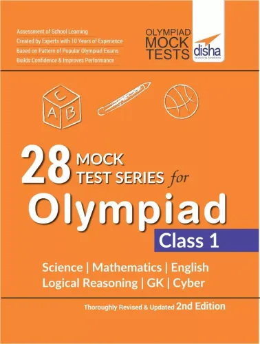 28 Mock Test Series for Olympiads Class 1 Science, Mathematics, English, Logical Reasoning, GK & Cyber 2nd Edition