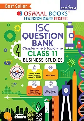Oswaal ISC Question Bank Class 11 Business Studies Book Chapterwise & Topicwise (For 2023 Exam)