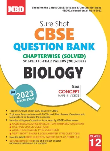 Sure Shot Cbse Qestion Bank C.w. Biology-12