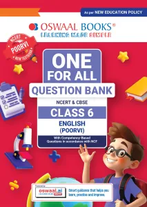 CBSE Class 6 One for All English (Poorvi) For 2026-27 Exam | As Per Latest NCERT & CBSE Syllabus | Chapter-wise Question Bank, Revision Notes, Literature, Grammar & Competency Based Questions