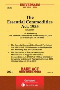 ESSENTIAL COMMODITIES ACT 1955