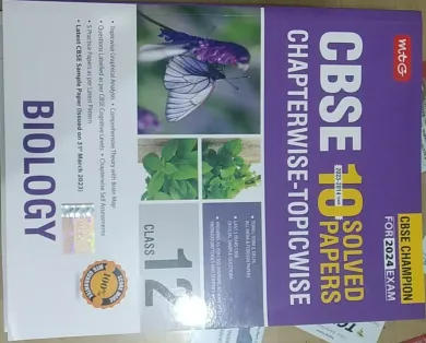 Cbse 10 Yr. Cw Tw Biology-12 Solved Paper-2024