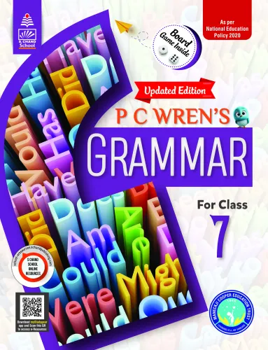 Updated Edition P C Wren’s Grammar for Class 7 with Board game (9789369585151) - N D V Prasada Rao