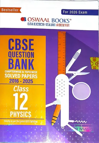 Cbse Question Bank Solved Papers Physics-12(2025-2026)