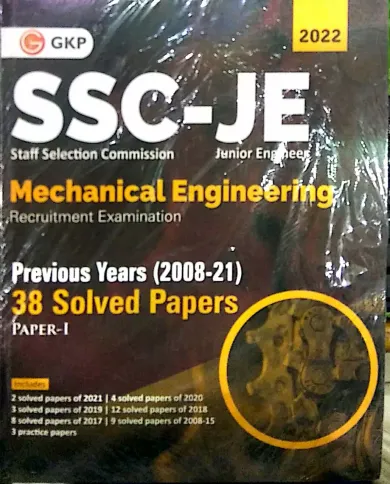 Ssc-je 2022 Mechanical Engineering Previous Years 38 Solved Papers-1