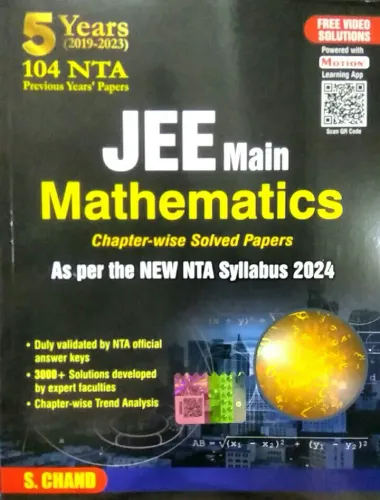 Jee Main Mathematics 5 Years (2024)