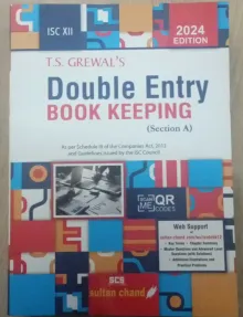 ISC Double Entry Book Keeping Class 12 ( Section-A ) Latest Edition 2024