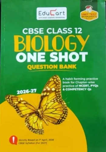 One Shot Cbse Question Bank Biology-12 (2026-27)