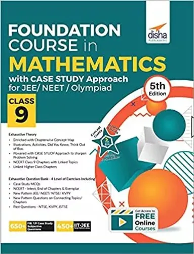Foundation Course in Mathematics with Case Study Approach for JEE/ Olympiad Class 9 - 5th Edition 
