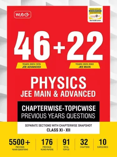 46+22 Years Physics JEE Main & Advanced for Class 11&12