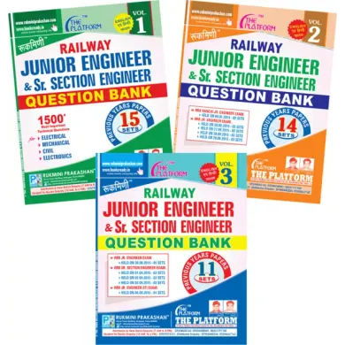 RAILWAY JUNIOR ENGINEER & SR. SECTION ENGINEER, QUESTION BANK, VOL.-1, 2 & 3