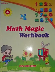 Math Magic Work Book For Class 4