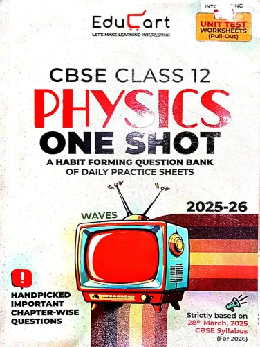 One Shot Cbse Question Bank Physics-12 (2025-26)