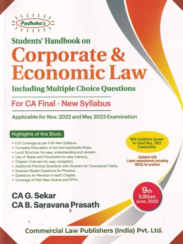 Students Handbook On Corporate & Economic Law