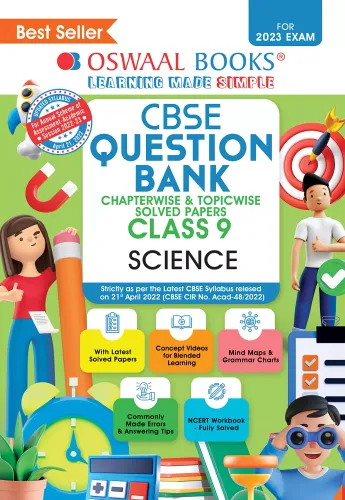 Oswaal CBSE Chapterwise & Topicwise Question Bank Class 9 Science Book (For 2022-23 Exam)