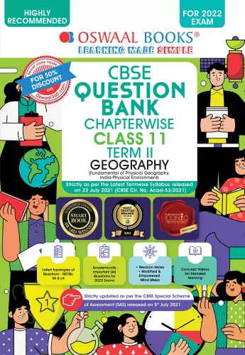 Oswaal CBSE Question Bank Chapterwise For Term 2, Class 11, Geography (For 2022 Exam)