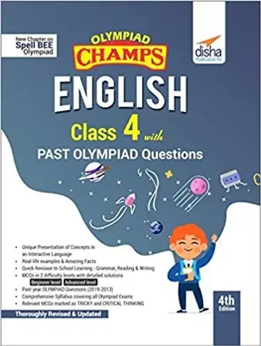 Olympiad Champs English Class 4 with Past Olympiad Questions 4th Edition