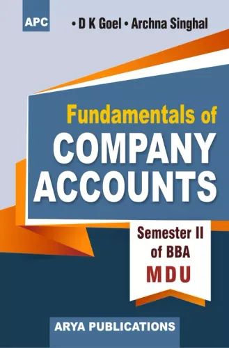 Fundamentals of Company Accounts Semester 2 of BBA (MDU)