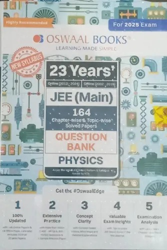 23 Years 164 Jee Main Q.b. Physics (2025)