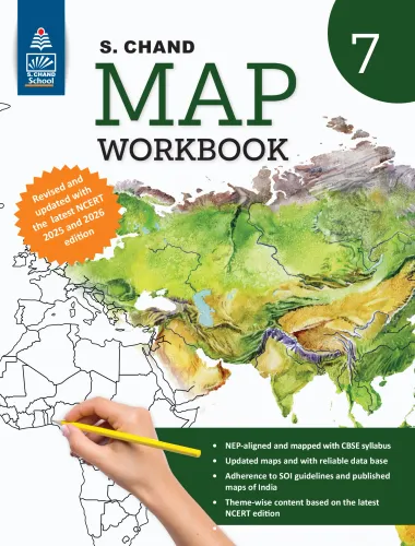 S Chand Map Workbook Grade 7 (9789373599403) - S. Chand Experts