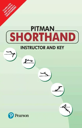 PITMAN SHORTHAND INSTRUCTOR & KEY | First Edition | By Pearson