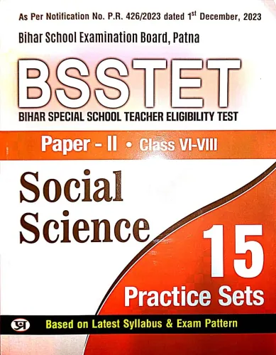 Bsstet Paper-2 6-8 Social Science 15 Practice Sets