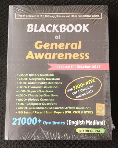 Blackbook Of General Awareness