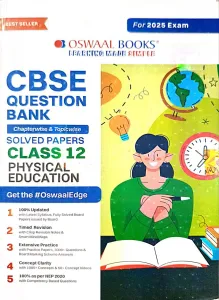 CBSE Question Bank Solved Papers Physical Edu.-12(2024-2025)