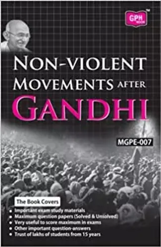 Gullybaba Ignou MA (Latest Edition) MGPE-7 Non-Violent Movements After Gandhi, IGNOU Help Books with Solved Sample Question Papers and Important Exam Notes Paperback 