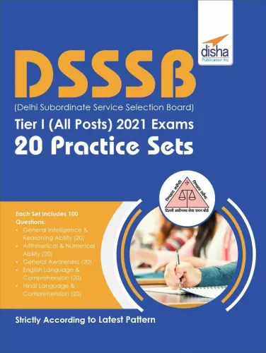 DSSSB  (Delhi Subordinate Service Selection Board) Tier I (All Posts) 2021 Exams 20 Practice Sets 