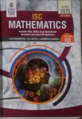 ISC Mathematics-12 ( Book-2 ) Latest Edition 2024