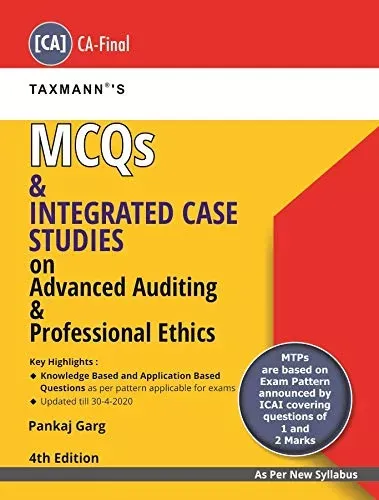 MCQs and Integrated case Studies on Advanced Auditing & Professional Ethics