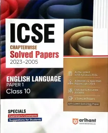 ICSE Chapter wise Topic wise Solved Papers English Lang.-1-10