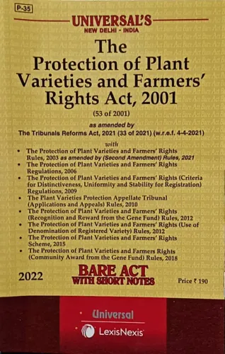 Protection Of Plant Varieties And Farmers Right Act 2001