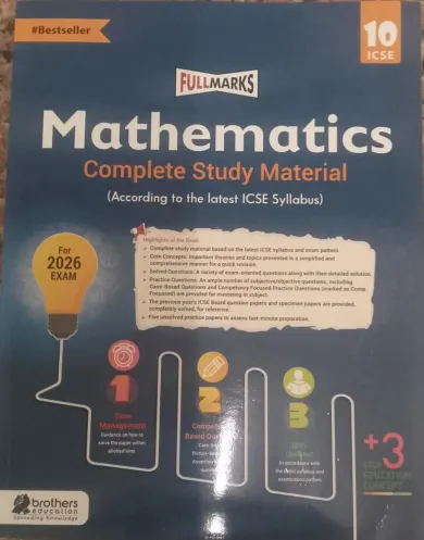 Icse  Mathematics Complete Study Material-10