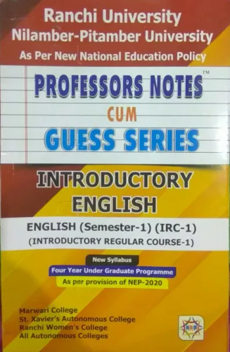 Introductory English (R.U.Sem-1.IRc-1) E