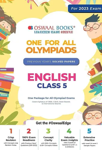 One For All Olympiads English -5 (sol Papers) 2023
