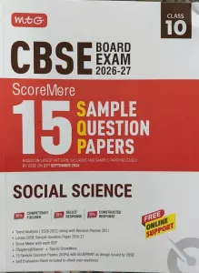 CBSE Score More 15 Sample Question Social Science Class 10 2026