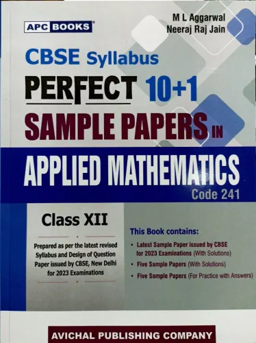 Perfect 10+1 Sample Papers Applied Mathematics-12