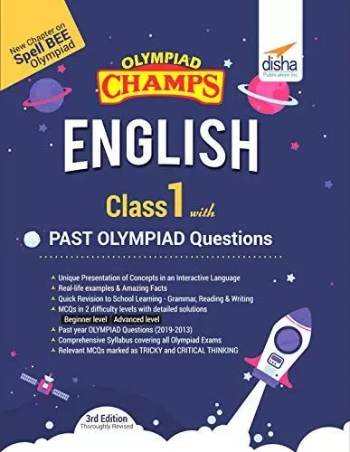 Olympiad Champs English Class 1 with Past Olympiad Questions 3rd Edition