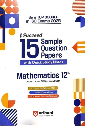 ISC I Susceed 15 Sample Question Paper Mathematics-12